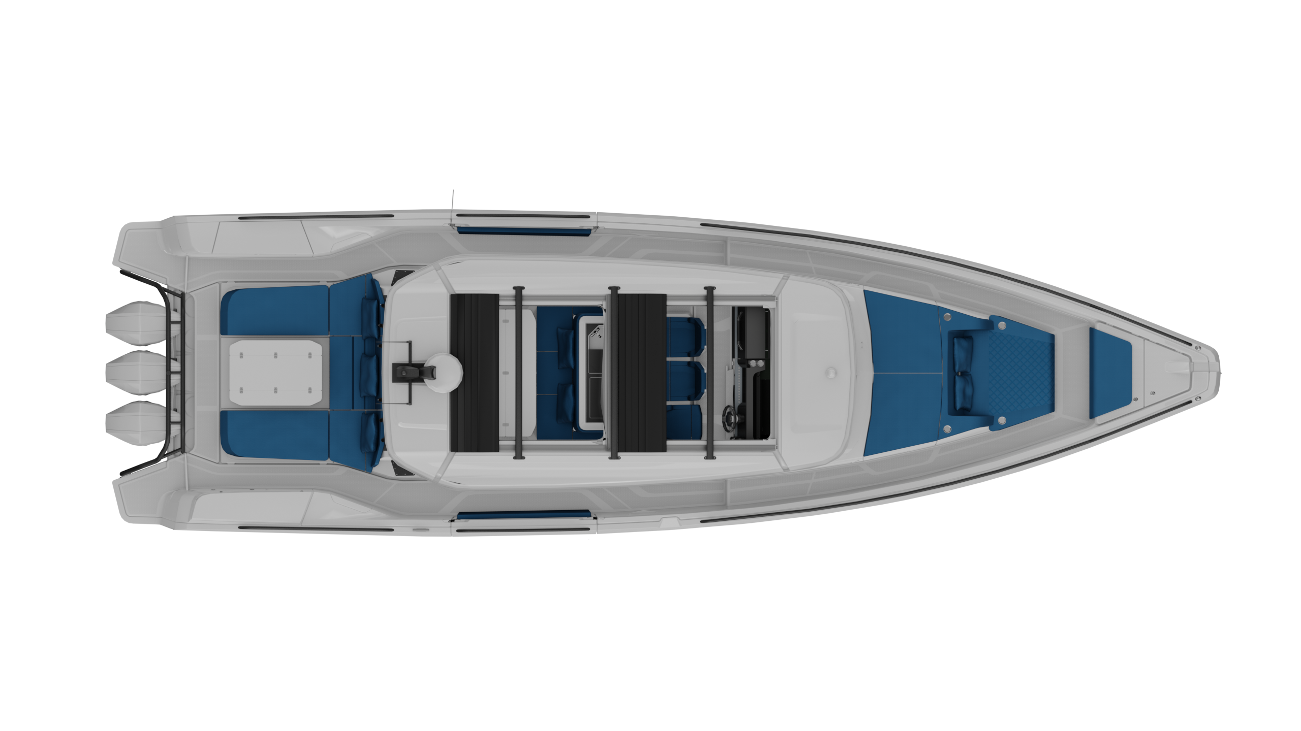 Axopar 45 Cross Top MY2024 W U Sofa BRABUS Line Baltic Upholstery