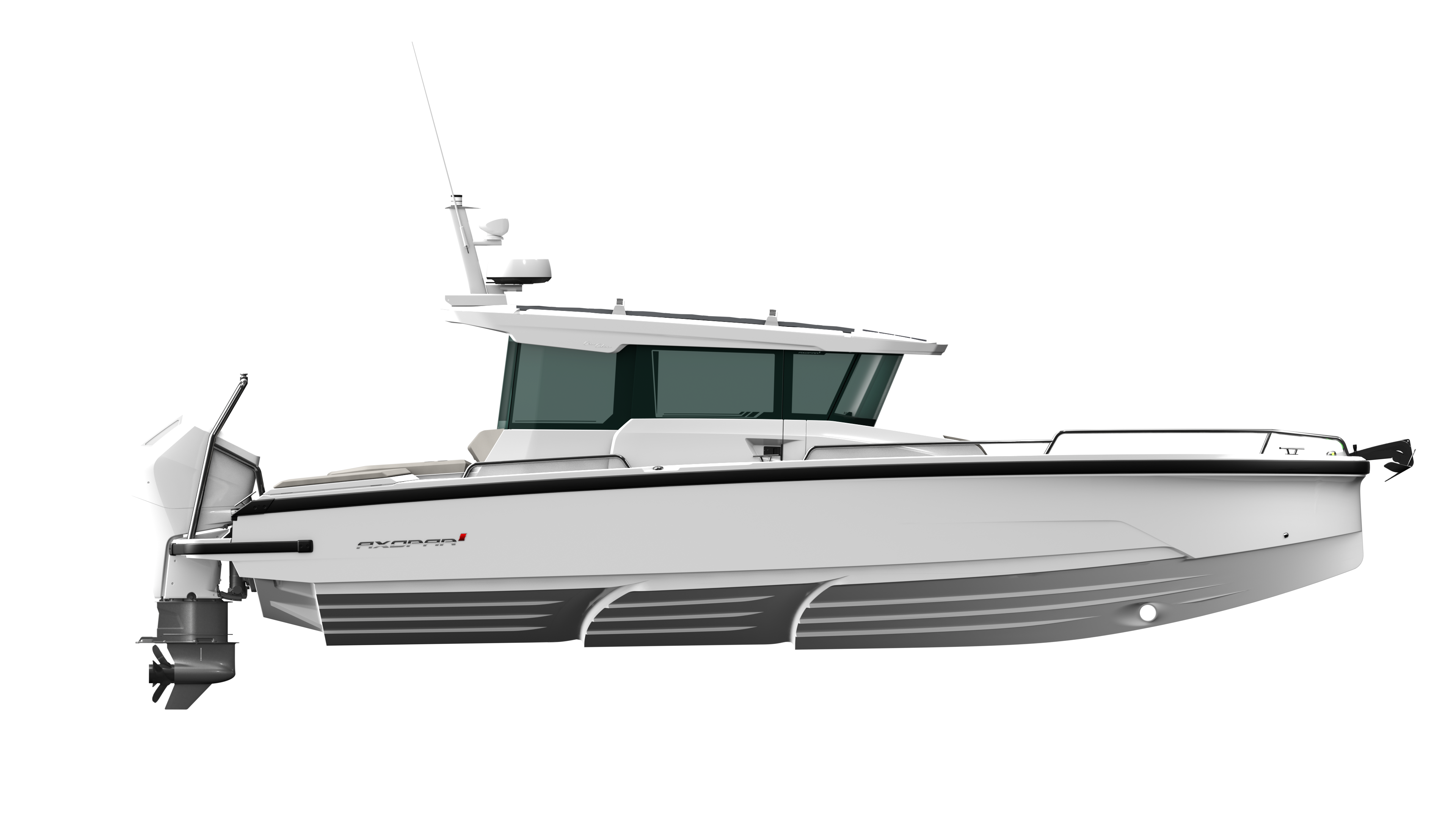 New Axopar 29 Cabin Side View